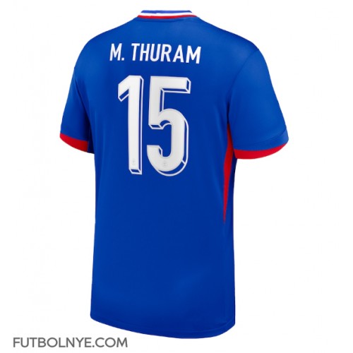 Camiseta Francia Marcus Thuram #15 Primera Equipación Eurocopa 2024 manga corta